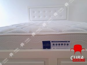 Cama Virgin Queen Size Blanca