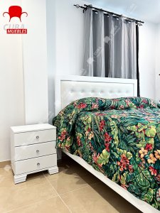 Cama Virgin Queen Size Blanca