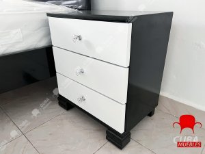 Cama Virgin Blanco y Negro - camera