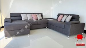 Chaise Longue Andrea con mesita esquinera.