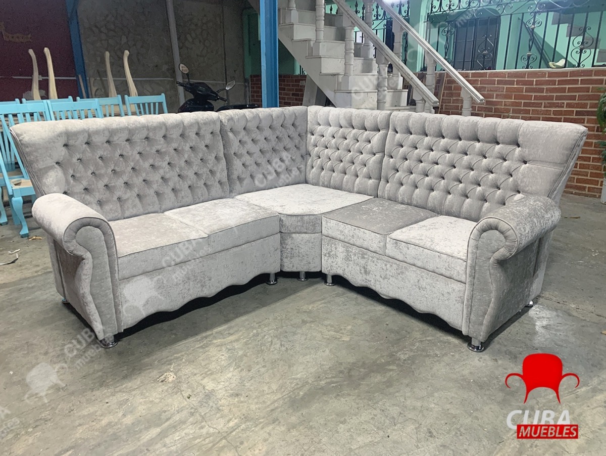 Sofá Capitoné Esquinero Palace