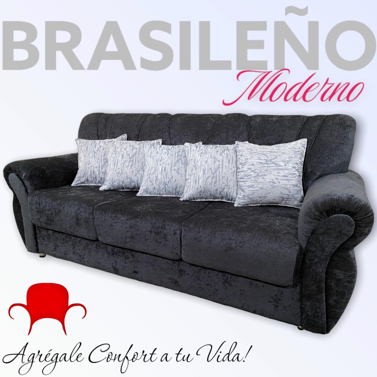Sofa Brasileño Moderno 3 plazas