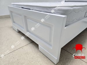 Cama Virgin Blanca Completa 3/4