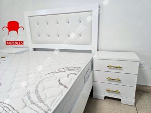 Cama Virgin Blanca Completa 3/4