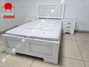 Cama Virgin Blanca Completa 3/4