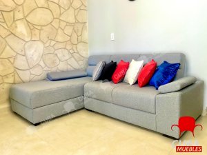 Andrea Tiny - Yute gris - chaise longue largo