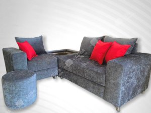 Pretty Nice esquinero Chenille Gris