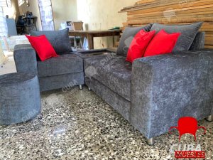 Pretty Nice esquinero Chenille Gris