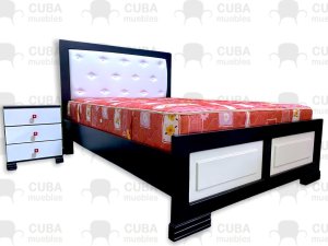 Cama VIRGIN Combinada Negro y Blanco