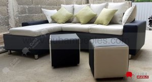 CHAISE LONGUE ESTILO y 2 PUFFs
