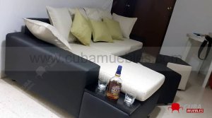 CHAISE LONGUE ESTILO y 2 PUFFs