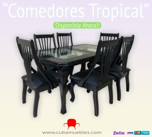 Comedor TROPICAL de 6 Sillas