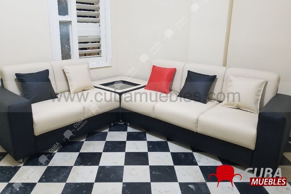 Pretty BIG Esquinero Negro y Beige