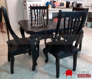 Comedor TROPICAL de 4 Sillas