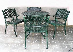 Set de Mesa y 4 Sillas - Terraza