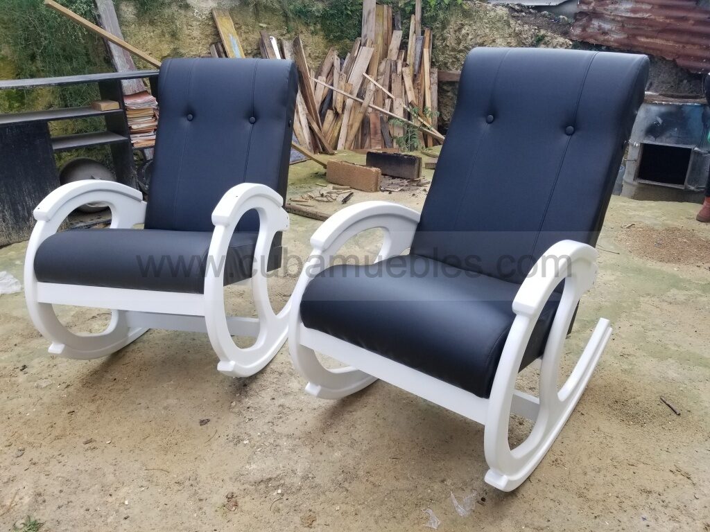 Pareja de Sillones Javies (Blanco y Negro)