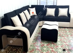 LATINO Esquinero con mesita de centro