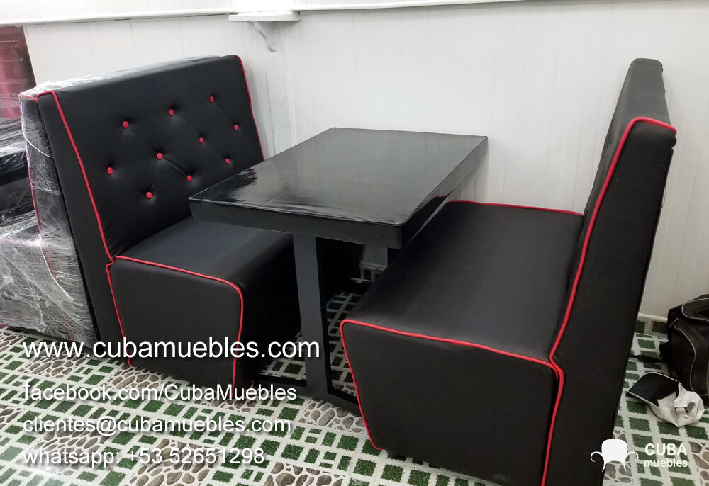 Set de Pullmans con Mesitas para Bares, Cafetería y Restaurants