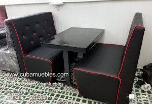 Set de Pullmans con Mesitas para Bares, Cafetería y Restaurants