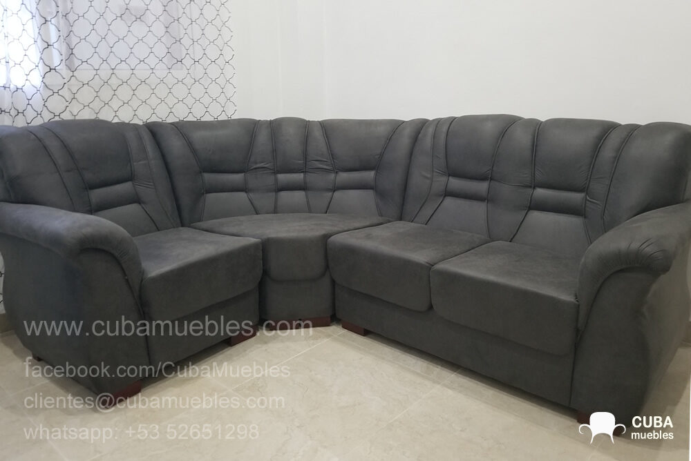 OFERTA: Brasileño Moderno Esquinero en Polipiel