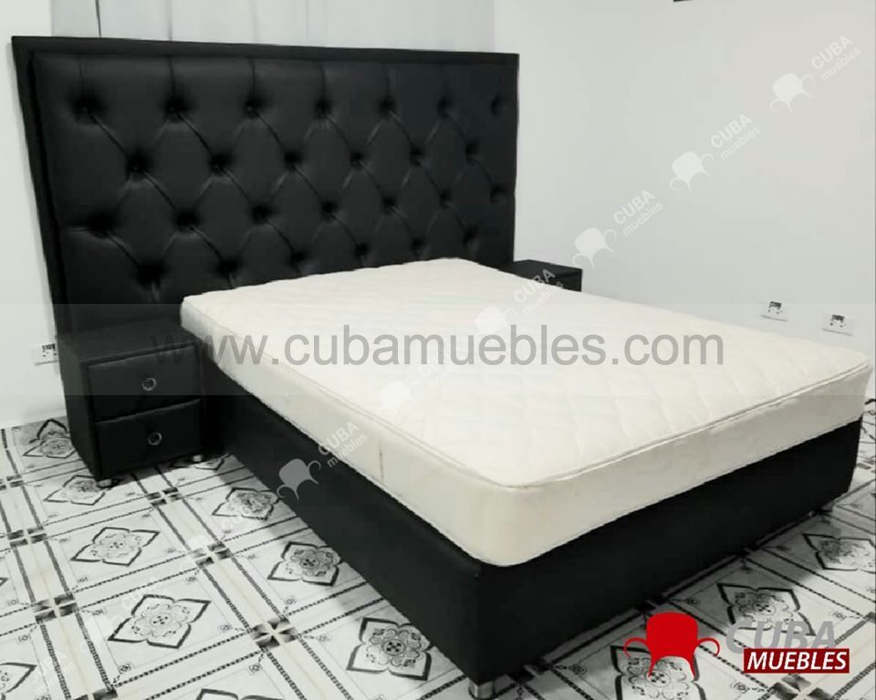 Cama Tapizada Full
