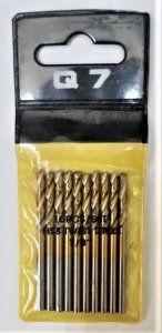 JGO. 10 PCS BROCA CALIBRADA PARA METAL 1/8"‐Q7