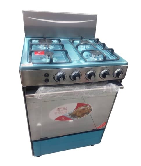 ESTUFA A GAS 24" 4Q ACERO INOX ROYAL