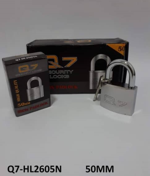 CANDADO DE HIERRO PLATEADO 50MM-Q7
