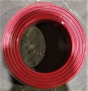 ROLLO DE CABLE ELECTRICO INDIVIDUAL ROJO #10 X 328FT.-