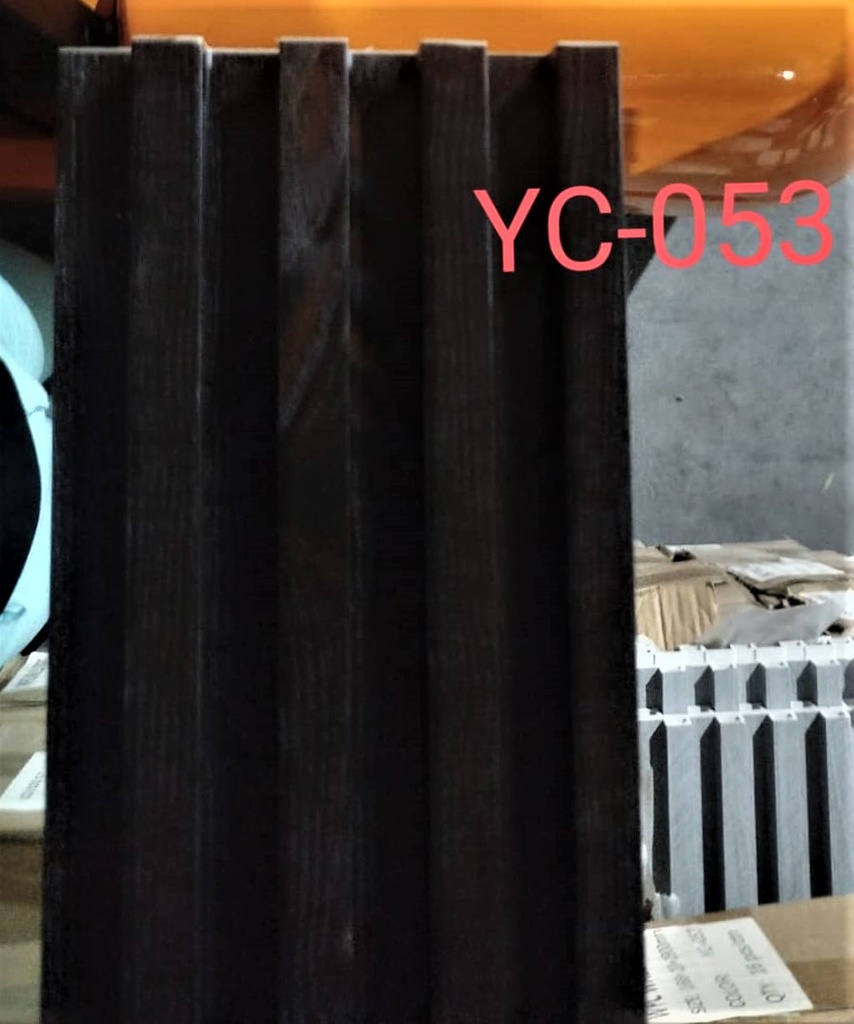 PANEL WPC (WOOD PLASTIC COMPOSITE) PARA REVESTIMIENTO DE PAREDES, MODELO No. 168-23, DIMENSIONES 160MM X 23MM X 2900MM.