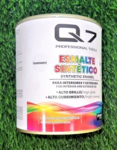 POTE 1/4 DE GALON DE PINTURA BARNIZ TRANSPARENTE-Q7