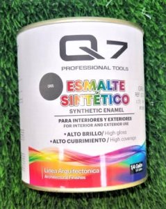 POTE 1/4 DE GALON DE PINTURA GRIS-Q7