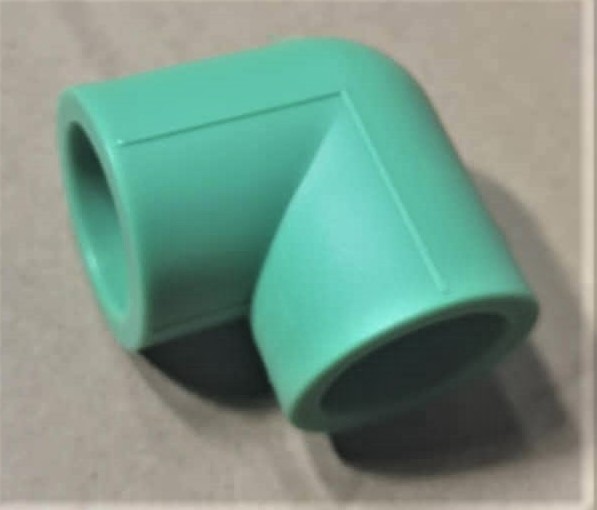 CODO LISO 90 3/4" TERMOFUSION-PPR-VERDE