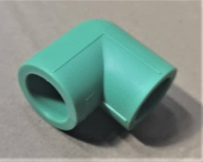 CODO LISO 90 1/2" TERMOFUSION-PPR-VERDE