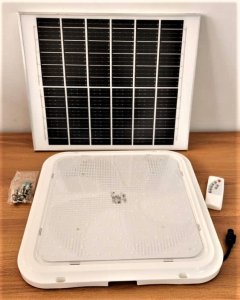 LAMPARA CUADRADA LED C/ PANEL SOLAR-300W-Q7-LUMINA