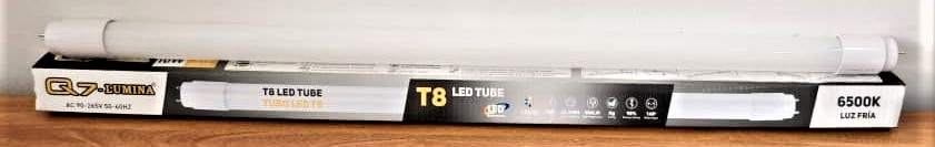 TUBO P/LAMPARA LED 10W-600MM-BLANCA-120V-Q7-LUMINA