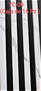 PANEL WPC (WOOD PLASTIC COMPOSITE) PARA REVESTIMIENTO DE PAREDES, MODELO No. 168-24# YC-09, DIMENSIONES 168MM X 24MM X 2900MM.