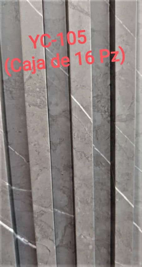 PANEL WPC (WOOD PLASTIC COMPOSITE) PARA REVESTIMIENTO DE PAREDES, MODELO No. 168-24# YC-105, DIMENSIONES 168MM X 24MM X 2900MM.