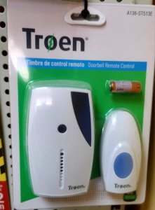 TIMBRE PARA PUERTA, MARCA TROEN