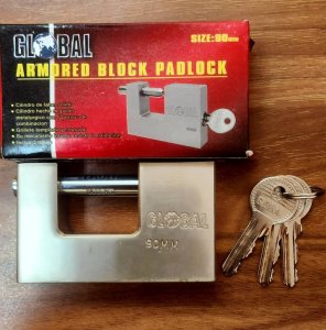 CANDADO 80mm, MARCA GLOBAL