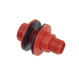 SALIDA DE TANQUE - 1"ROSC-ROSC-PVC-8 PC- AQUA-Q