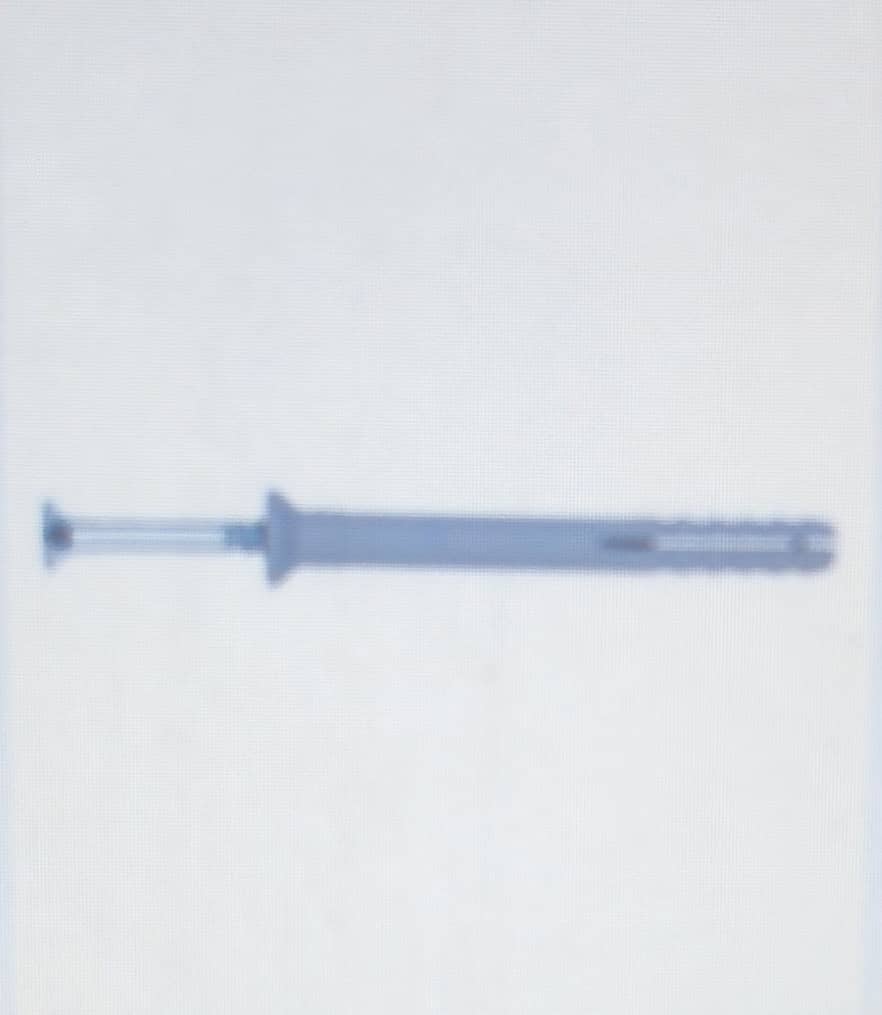 TACO PLASTICO CON TORNILLO (6 X 40MM)-Q7 (1000 UNIDADES)