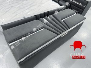 Set Completo Cama, Baúl, Cómoda + Colchón Camero