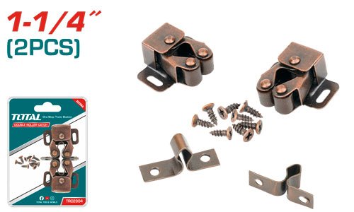 Pestillo de doble rodillo