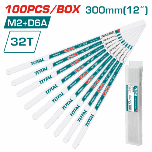 Hoja de sierra para metales bimetálica