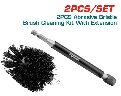 Cepillo de cerdas abrasivas con extensión