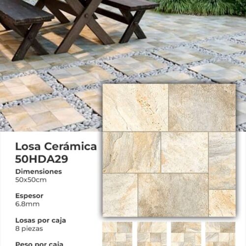 Losa cerámica 50x50 50HDA29