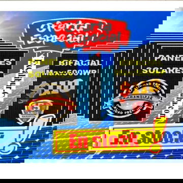 Panel Solar Bifacial 500W