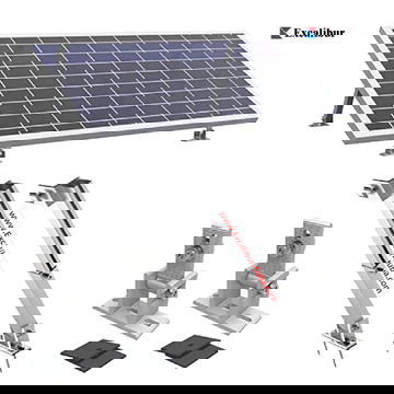 Soportes de Montaje para Paneles Solares (Ajustables)