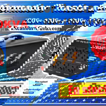 Transformador 220V-110V y 110V-220V